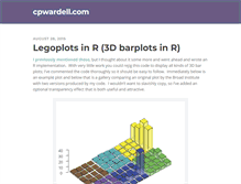 Tablet Screenshot of cpwardell.com